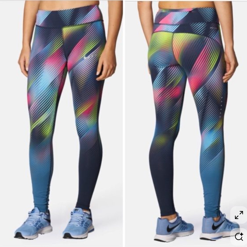 Nike Power Epic Lux Running Legging Tights Size Medium